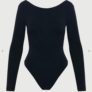 Naked Wardrobe Women's Black Bodysuit